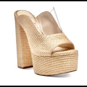 JESSICA SIMPSON PLATFORM WEDGES With box